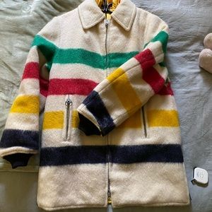 Reversible vintage Hudson’s Bay Wool Coat